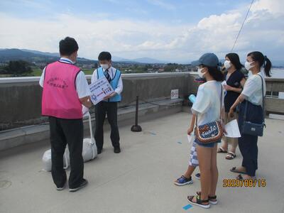 【夏休み中の語り部活動】