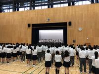 ラグビー部壮行式