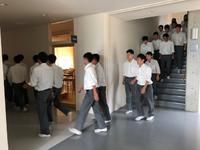 津波避難訓練_校舎から